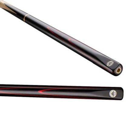 Peradon Eden 3/4 Snooker Cue with North American ash shaft and double ebony front splice.