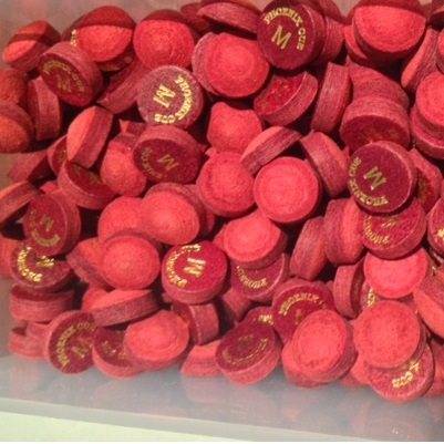 Phoenix Cue Tips 11mm Red for enhanced cue performance