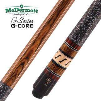 McDermott G308 Pool Cue - Bocote Wood with Birdseye Maple Sleeve and Urethane Inlays