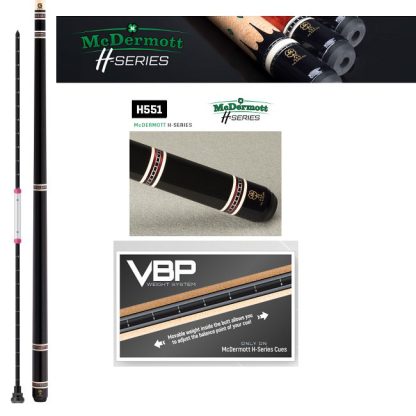 H Series Model H551 McDermott Pool Cue