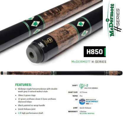 H Series Model H850 McDermott Pool Cue